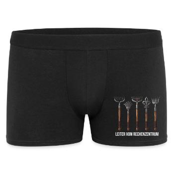 Rechenzentrum Gartenarbeit Landschaftsgärtner - Männer Boxer Shorts - Schwarz - Vorne