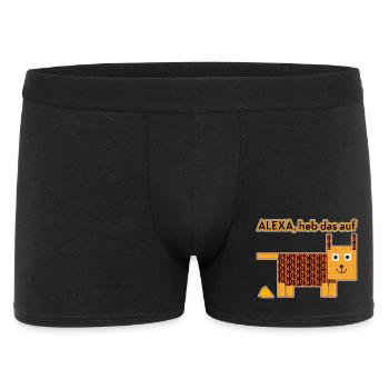 Alexa, pick that up! - Men's Boxer Shorts - black - Front
