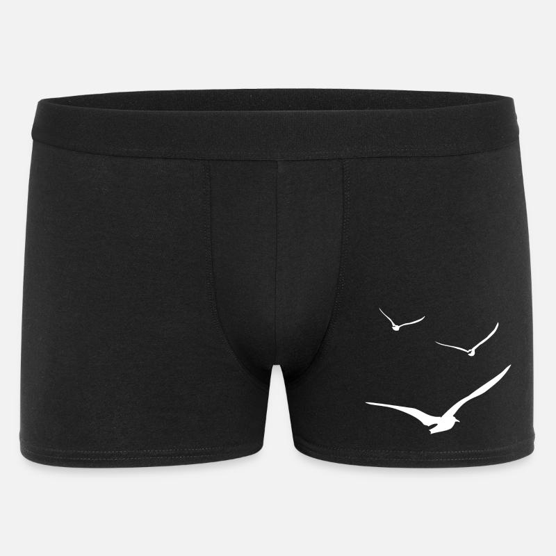 Diebstahl von Möwen - Männer Boxer Shorts - Schwarz