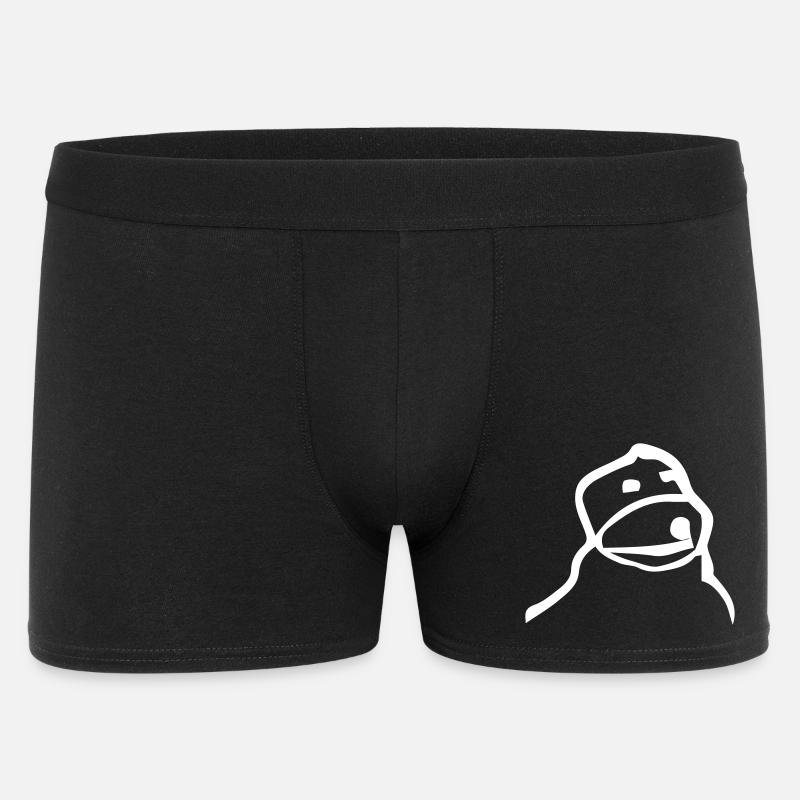 Flat Eric - Männer Boxer Shorts - Schwarz