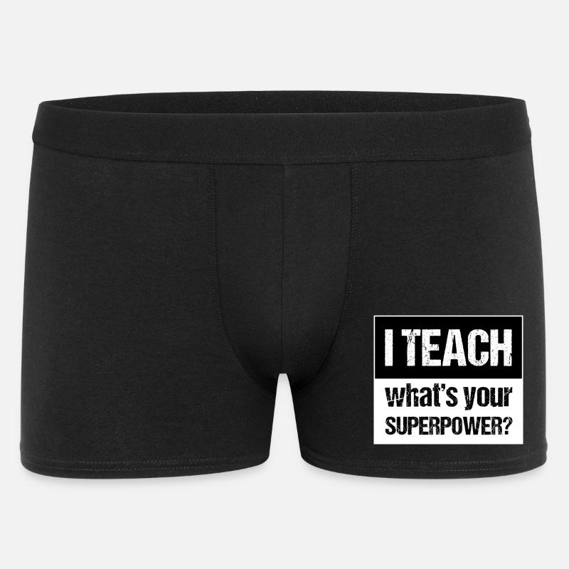 Et enseigner - Boxer Homme - noir