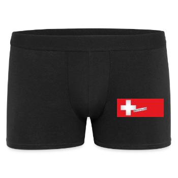 SWITZERLAND CLAIM - Men's Boxer Shorts - black - Front