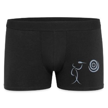 Minimalist darts dart player with dart and dart - Men's Boxer Shorts - black - Front