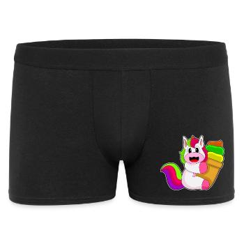 Unicorn Waffle Ice Cream - Men's Boxer Shorts - black - Front