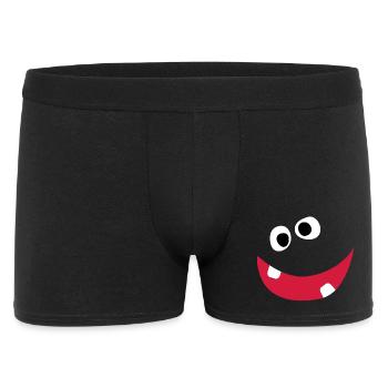 Lachen Monster Zombie Zähne Kinder Halloween - Männer Boxer Shorts - Schwarz - Vorne