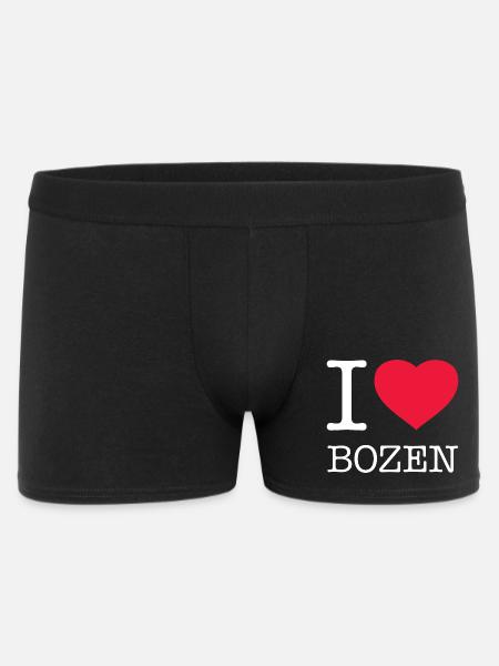 I LOVE BOLZANO - Men's Boxer Shorts - black