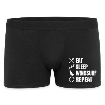 Eat Sleep Windsurf Repeat - Men's Boxer Shorts - black - Front