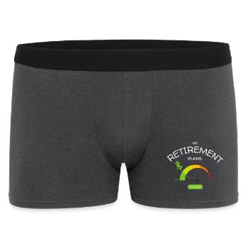 Régimes de retraite : des niveaux de stress détendus et faibles - Boxer Homme - charbon - Devant
