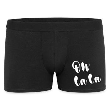 OH LA LA - Men's Boxer Shorts - black - Front