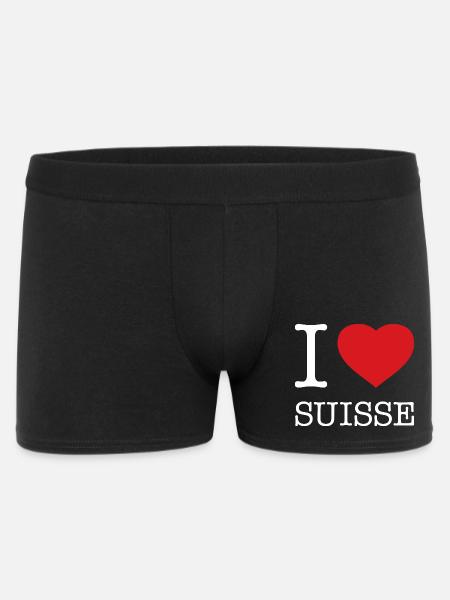J’AIME SUISSE SUISSE - Boxer Homme - noir