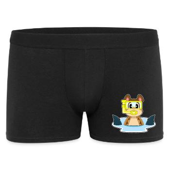 Erdmännchen Taucher Haiflosse Tauchen - Männer Boxer Shorts - Schwarz - Vorne