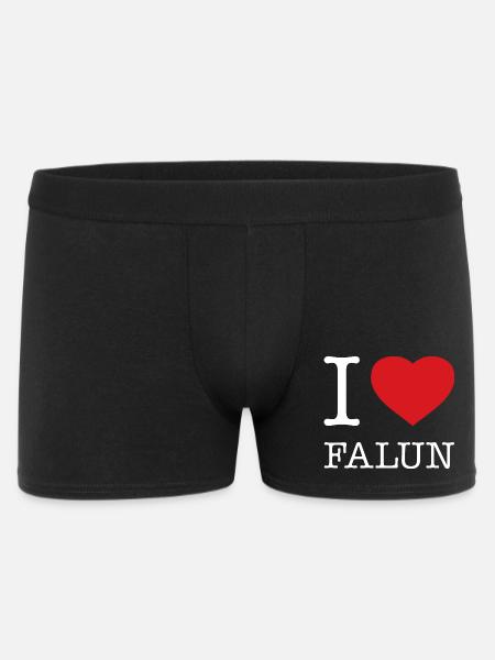 I LOVE FALUN - Men's Boxer Shorts - black