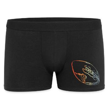 Football Ball Vintage Look - Men's Boxer Shorts - black - Front