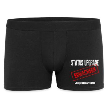 Jugendweihe - Jugendweihe 2026 - Männer Boxer Shorts - Schwarz - Vorne
