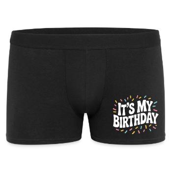 C'est mon anniversaire - Boxer Homme - noir - Devant
