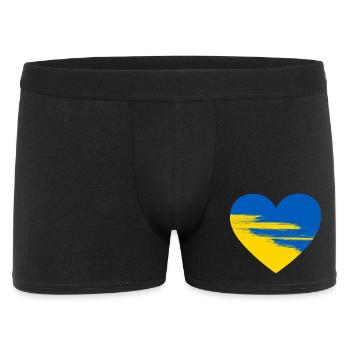 Cœur d’Ukraine - Boxer Homme - noir - Devant