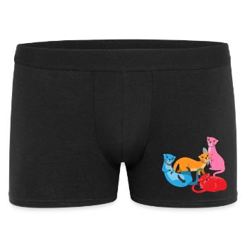 Sea Otter Cartoon Otter - Men's Boxer Shorts - black - Front