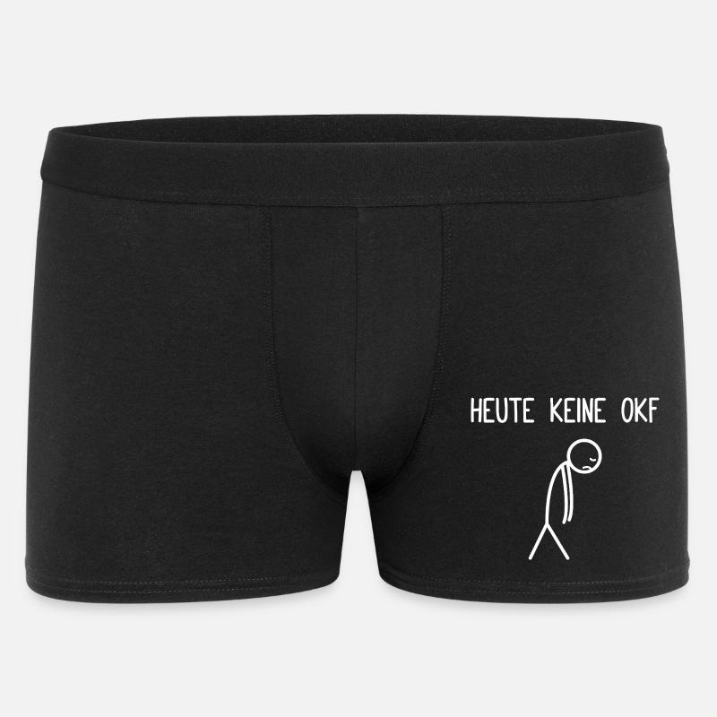 Heute keine OKF Ortskontrollfahrt - Männer Boxer Shorts - Schwarz