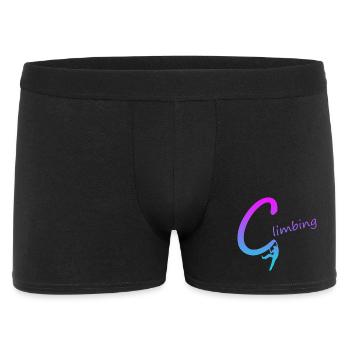 Climbing Circle Gradient Design Climbing Climbing - Men's Boxer Shorts - black - Front