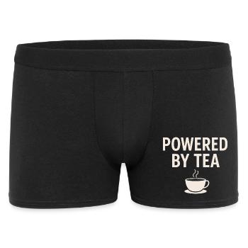 Alimenté par une tasse à thé - Boxer Homme - noir - Devant