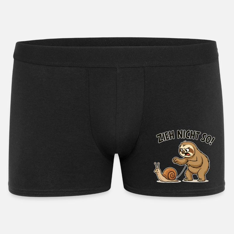 Ne tirez pas si paresseusement - Boxer Homme - noir