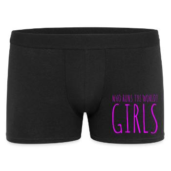 Women Power Who Runs The World Girls Power Girl - Men's Boxer Shorts - black - Front