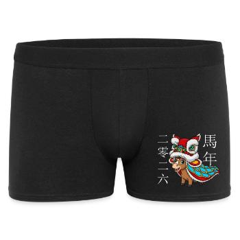 Year of the Horse 2026 – Chinese New Year for K - Men's Boxer Shorts - black - Front