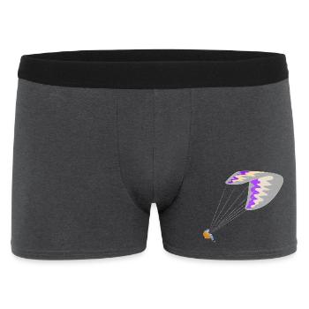 Paraglider - Men's Boxer Shorts - charcoal grey - Front