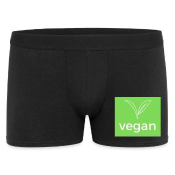Vegan - sign for all vegans - Men's Boxer Shorts - black - Front