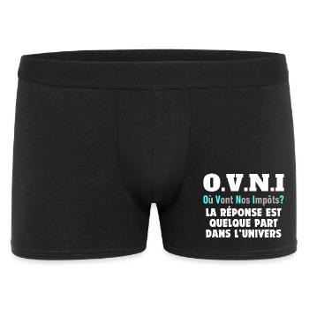 UFO - Men's Boxer Shorts - black - Front