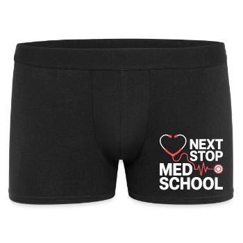 Med School Stethoscope Heart Tea - Men's Boxer Shorts - black - Front