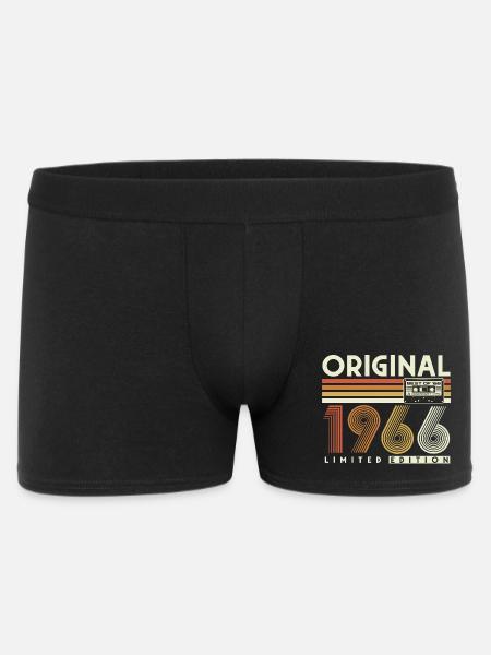 Vintage 1966 Vintage 60-års fødselsdag Retro - Boxer Shorts til mænd - sort
