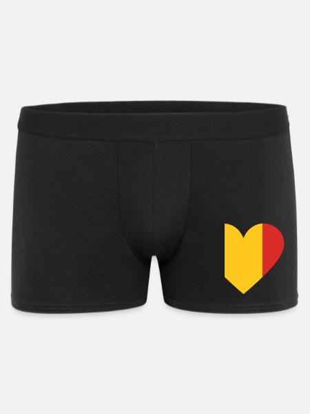 Humor,Belgian, belgium, flag, fries, fries - Men's Boxer Shorts - black