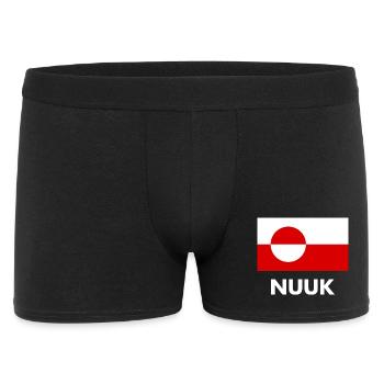 Greenland Flag - Nuuk - Grönland - Denmark Danmark - Men's Boxer Shorts - black - Front