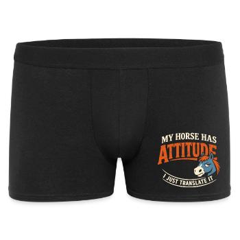 Humour d’humeur cheval Propriétaire expérimenté de chevaux - Boxer Homme - noir - Devant