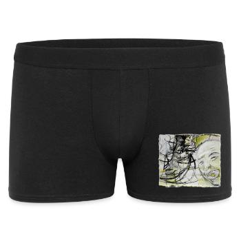 An old man remembers - Men's Boxer Shorts - black - Front