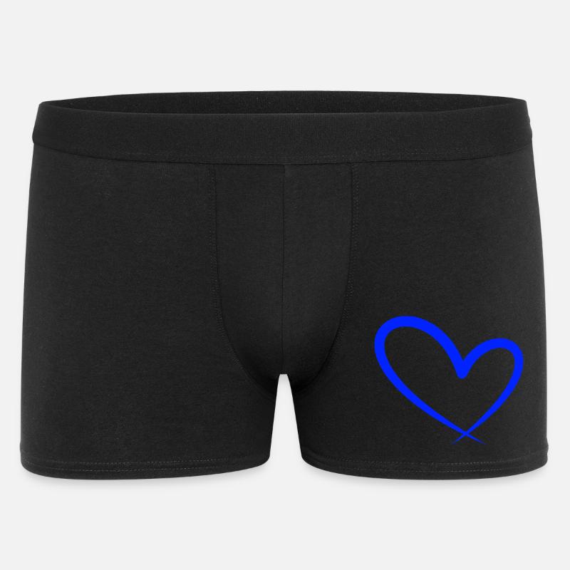 Herz Symbol Liebe - Männer Boxer Shorts - Schwarz