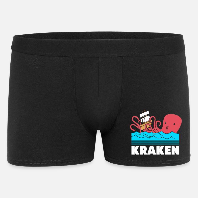 Octopus Octopus Octopus Octopus Squid - Men's Boxer Shorts - black