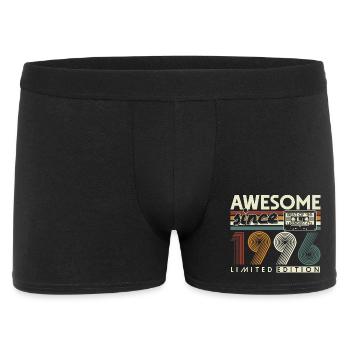30th Birthday Retro Gift 1996 Vintage - Men's Boxer Shorts - black - Front