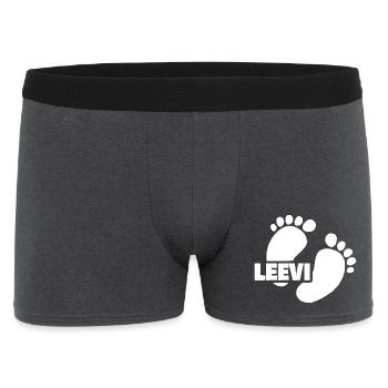 Baby Leevi - Men's Boxer Shorts - charcoal grey - Front