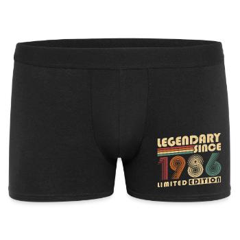 Legendary Since 1986 Vintage Vintage Birthday - Men's Boxer Shorts - black - Front