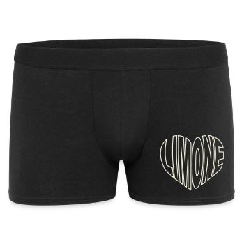 Limone sul Garda Typo Heart - Boxer Homme - noir - Devant
