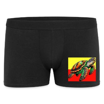 turtle - Men's Boxer Shorts - black - Front