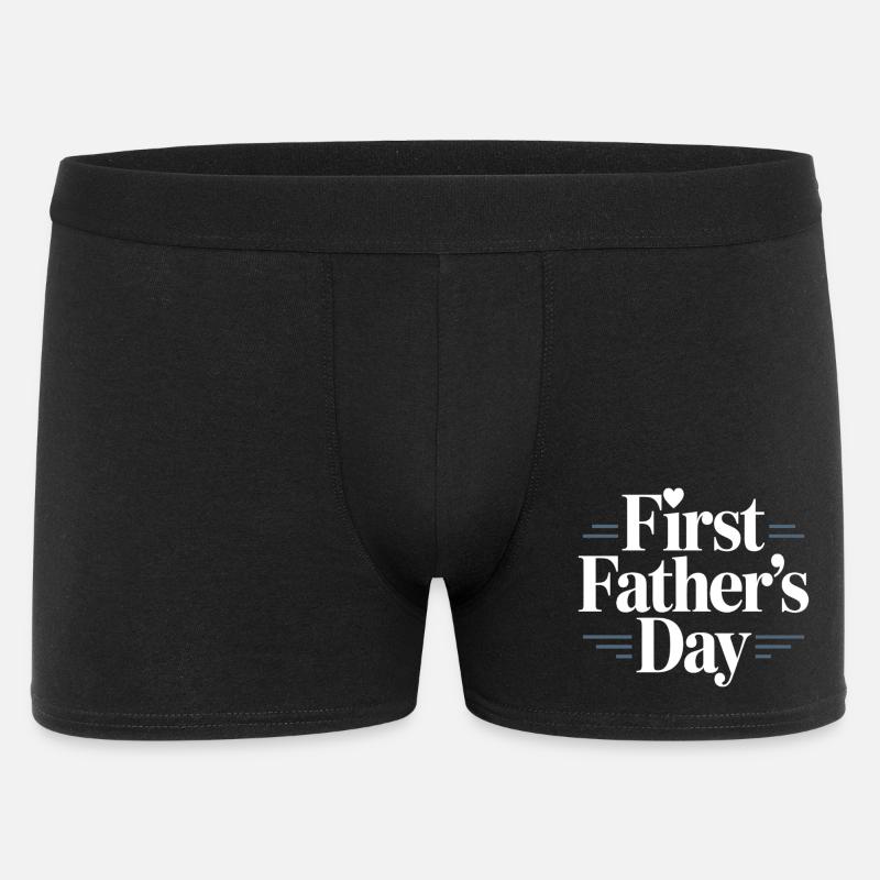 Første Fars Dag – Fars første Fars Dag - Boxer Shorts til mænd - sort