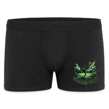 Game Day Soccer: Dynamic Save - Men's Boxer Shorts - black - Front