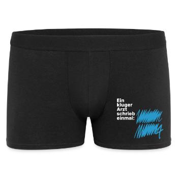 Ein Kluger Arzt Medizinstudent Praxis Ärzte Arzt - Männer Boxer Shorts - Schwarz - Vorne
