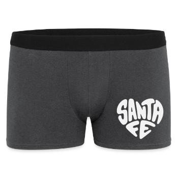 Santa Fe, New Mexico Heart Design - Men's Boxer Shorts - charcoal grey - Front