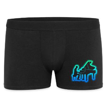 Piano Pianiste Garçons Hommes Enfants Piano - Boxer Homme - noir - Devant