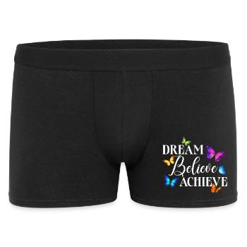 Jardin inspirant des papillons monarques - Boxer Homme - noir - Devant