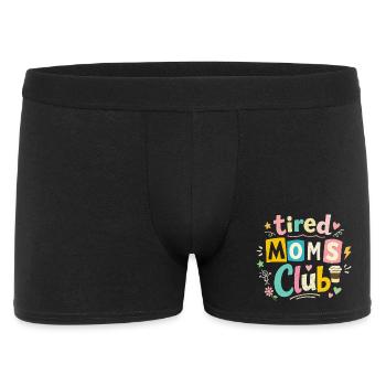 Tired Mamas Club - Coffee Mama Humor - Men's Boxer Shorts - black - Front